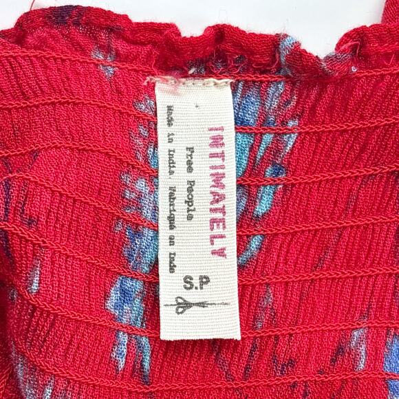 Intimately Free People Garden Party Floral Tiered Maxi Dress Size Small - Picture 9 of 16